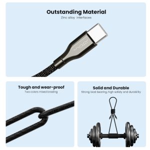 کابل شارژ سریع ۱۰۰ واتی ویوی لبز Vyvylabs VCJLCC101 Cable Superb C TO C 100W 2M