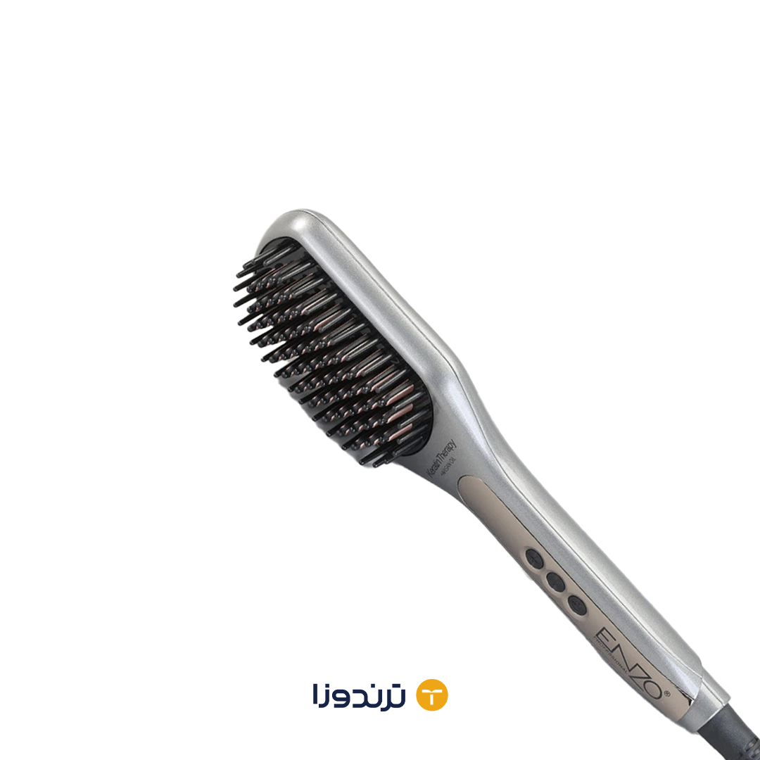ست سه تیکه کراتین اتو مو ، برس حرارتی و فرکننده مخروطی انزو مدل EN-3885 - Image 3