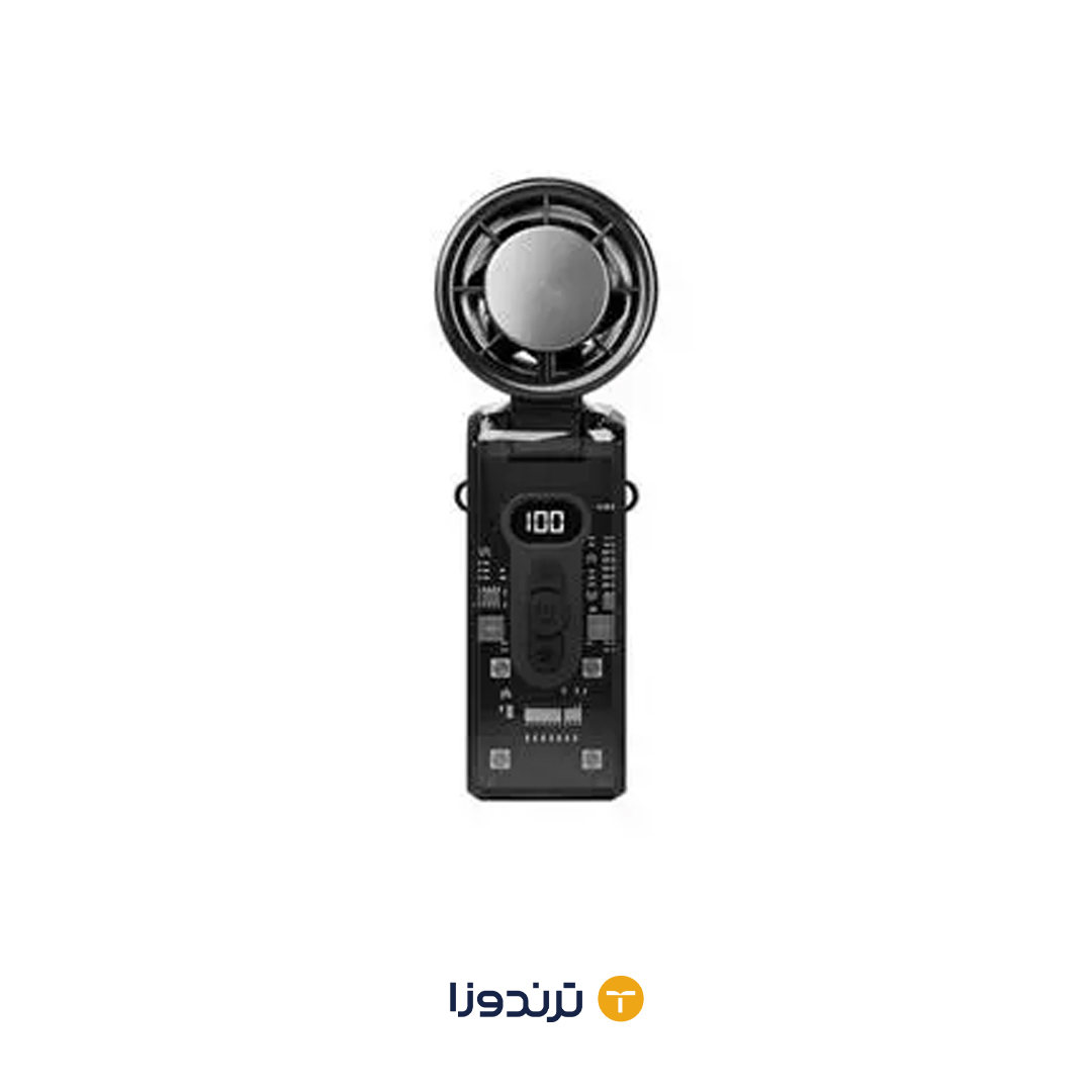 پنکه شارژی مجنتیک سرمایش فوری مدل FC8 چراغ دار - Image 2